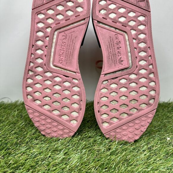 Adidas NMD R1 Girls Size 4Y Pink Black Athletic Running Shoes Sneakers B42086 - Picture 12 of 13